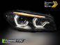 Preview: Xenon LED Tagfahrlicht Angel Eyes Scheinwerfer für BMW 5er F10/F11 10-13 schwarz mit dynamischem LED Blinker